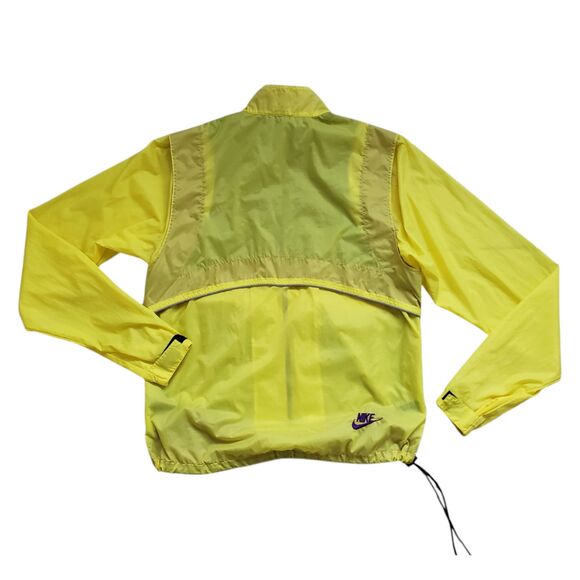 Vintage Nike ACG Windbreaker Jacket Mens Medium Neon Yellow Hiking 90s - Picture 7 of 13
